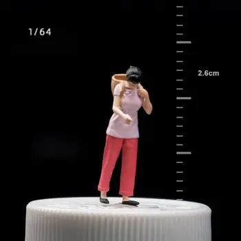 1/64 Masto Žmonės Sumos Amatų Miniatiūriniai Žmonių Figūrėlės labai mažų Peizažų Fotografija, Diorama Rekvizitai Išdėstymas Priedai