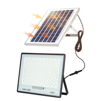 1 Gabalas Saulės Šviesos Aliuminio Dėmesio Lauko Sodo LED Refletor Sodo Pastatai Saulės IP67 atsparus Vandeniui Lempos