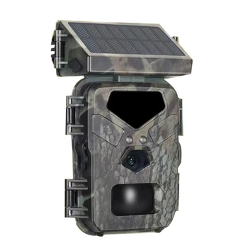 1 VNT Mini700 24MP Medžioklės Kameros Lauke Vandeniui IP65 Laukinių Gyvūnų Tyrimų Su Saulės Kolektorių