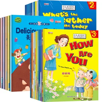 10 Knygų/Set Anglų Paveikslėlių Knygą Vaikams Nušvitimą Kūdikių Vaikams Mokytis Žodžių Pasakų Serijos Švietimo Skaityti Libros Kinijos