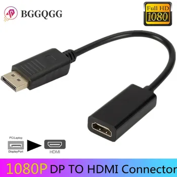 1080P DP HDMI-Suderinama Kabelio Adapteris Vyrų ir Moterų Nešiojamas PC Ekranas Uosto Parama HD Laido Adapteris Keitiklis HDTV