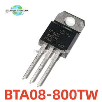 10VNT BTA08-800TW BTA08-600TW TO-220 inline 8A800V tiristoriaus dvikryptis naujų akcijų