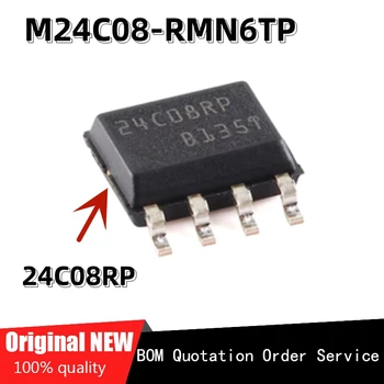 10vnt/daug 100% Naujas M24C08-RMN6TP 24C08RP SOP-8 Chipset IC Originalas