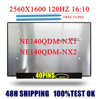 14.0 COLIŲ IPS LCD LED EKRANAS 2.5 K Laptopo Matricos 120HZ EDP 40PINS NE140QDM-NX1 TINKA NE140QDM-NX2 V18.0 NE140QDM-NX1 V18.0 ASUS