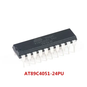 1pcs AT89C4051 AT89C4051-24PU PI PC mikrovaldiklis IC DIP20 yra visiškai nauja