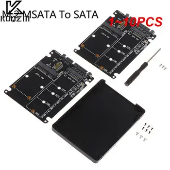 1~10VNT M. 2/mSATA į SATA Adapteris M. 2 NGFF mSATA SSD su SATA3.0 2.5