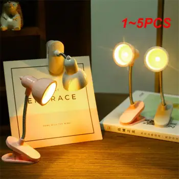 1~5VNT Mini LED Gnybtas Lempos Baterija Žymos Nešiojamų Šviesos Skaitymo staliukas Spintelė Dekoratyvinis Knygą Vaikams