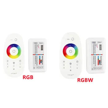2.4 G RD RGBW RGB Jutiklinis Ekranas LED Controler DC12-24V 18A Nuotolinio valdymo pultelis Kanalą RGB / RGBW 5050 3528 5630 LED Juostos