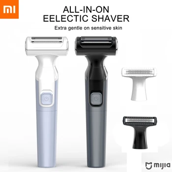 2023 Xiaomi Mijia Elektriniai Plaukų Epiliatorius Skustuvas 2 in 1 Vandeniui Bikini Plaukų Šalinimas Mašina, Moterų, Vyrų Kūno Plaukų Žoliapjovės