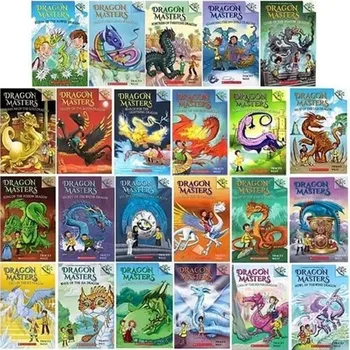 23 Vnt/Set Dragon Meistrų Vaikų Knygos Vaikams anglų kalbos Skaitymo Istorija Knyga, Skyrius Knyga, Romanai 5-10 Metų