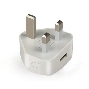 3 Pin UK Plug 5V 1A USB Sieninis Įkroviklis Maitinimo Adapteris Įkrovimo Namuose
