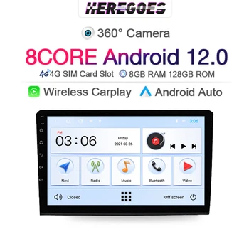 360 Kamera DSP Android 11.0 Automobilių DVD Grotuvo Fiat Bravo 2007 -2011 2012 4G LTE Carplay Radijo Navigacijos GPS Wifi Galvos Vienetas