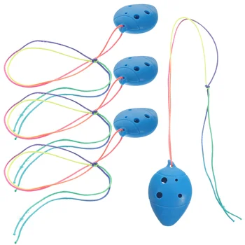 4Pcs Vaikų Ocarina Priemonė, Plastikiniai Ocarina Priemonę Vaikų Muzikos instrumentų Žaislas