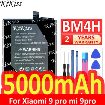 5000mAh KiKiss Galinga Baterija BM4H Už Xiaomi 9 pro mi 9pro