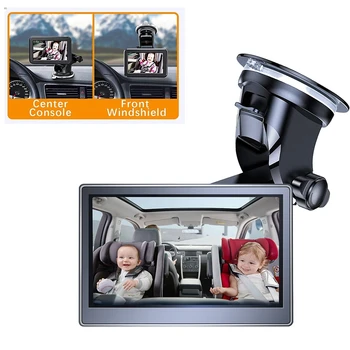 5Inch HD1080P Baby Automobilių Veidrodėliai galinės Sėdynės Baby Automobilį Su HD Kameros Funkcija, Automobilių Veidrodėliai Ekranas Laptopui Gyvis Laikiklis