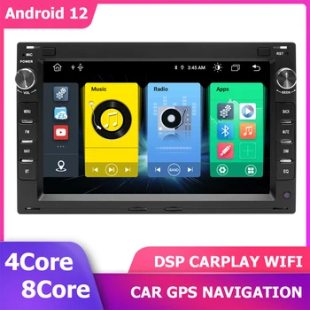 7 Colių Android 12 Automobilių GPS Grotuvas VW Passatt B5, polo Golf 4 Multivan Sharan CARPLAY Stereo Multimedia Navigacijos 2 Din Radijas
