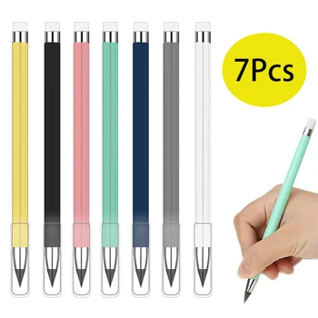 7Pcs Inkless Pieštukai Daugkartinio naudojimo Inkless Pieštuku Infinity Amžina Pieštuku Rašyti Piešimo Office Mokyklos ir Šeimos Prekes