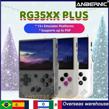 ANBERNIC RG35XX PLIUS Retro Rankinės Žaidimas, Žaidėjas, 3,5 colių IPS Ekraną, Linux Konsolės 2.4 G Bevielio, Laidinio Valdytojas Gimtadienio Dovana