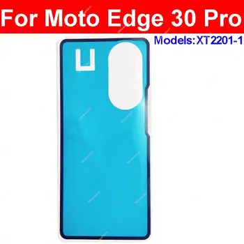 Atgal Baterijos Dangtelis Durys klijuojamas Lipdukas, Skirtas Motorola Moto Kraštas 30 Pro XT2201-1 Galinis Baterijos Būsto klijuojamas Lipdukas Juosta Dalys