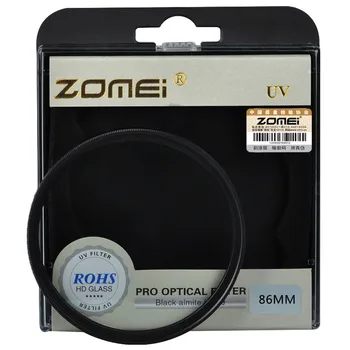 Aukštos Kokybės Originalus Zomei 86mm UV Apsauga Len Filtras Canon Nikon Sony Sigma Tamron 