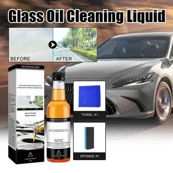 Automobilių stiklo naftos filmas valiklis auto priekinio, galinio stiklo poliravimo skystis automobilio langų dangos medžiagą auto galinio vaizdo veidrodis dėmių išėmimas agentas