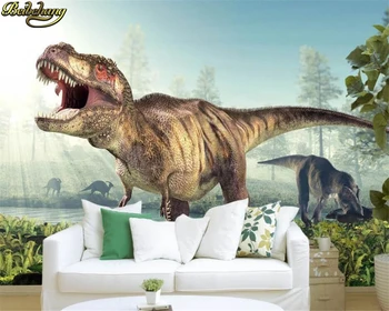 beibehang Užsakymą sienos popieriaus freskos 3D kietas senovės dinozaurų TV fono sienos papel de parede Namų Puošybai 3d tapetai