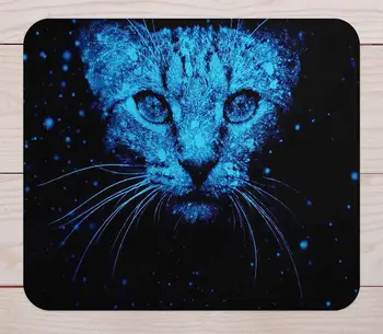 Blue Leopard neslidus Pelės kilimėlis su Asmeninį Dizainas Tinka Desktop PC Nešiojamas Biuro ir Namų 9.45X7.87inch