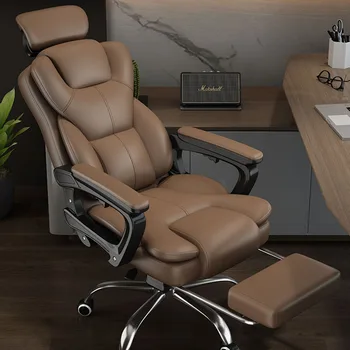 Bosas Prabangių Biuro Kėdė, Kompiuteris Patogūs Kojoms Šiaurės Dizaineris Žaidimų Kėdė Sosto Odos Sillas De Žaidėjus Baldai