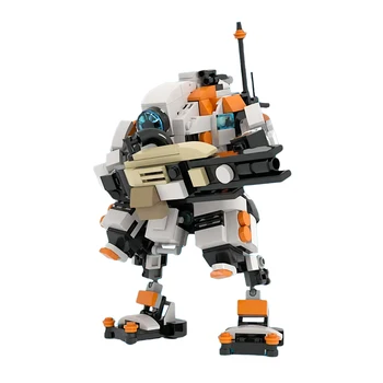 BuildMoc Filmą Titanfalled Tonas-Klasės Titan Robotas Blokai Nustatyti Mūšis Mecha Plytų Žaislai Vaikams Suaugusiųjų Gimtadienio Dovana