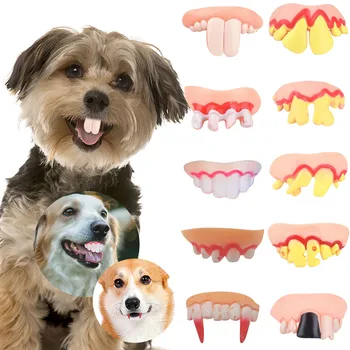 Dantų Juokinga Dantų Protezus Žaislai Helovinas Sudėtinga Juokinga Dantų Protezus Paprastas Ir Madingas Naujų Naminių Gyvūnų Žaislai 2023 Šuns Žaislai Gana Mielas Šunims