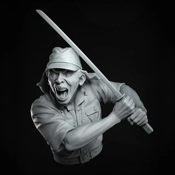 Derva kareivis 1/10 senovės žmogus Banzai kareivis Modelis Unassambled Unpainted Pav Kūrimo Rinkinį