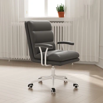 Dizaineris Modernių Biuro Kėdės, Valgomojo Grindų Swivel Koja Bibliotekos Poilsio Foteliais, Darbo Mobiliojo Cadeira Presidente Biuro Baldai