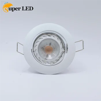 Downlight Embedded Dėmesio Aliuminio Turas Šviesos Rėmo Tvirtinimo Laikikliai Reguliuojamas LED Halogenai GU10 MR16