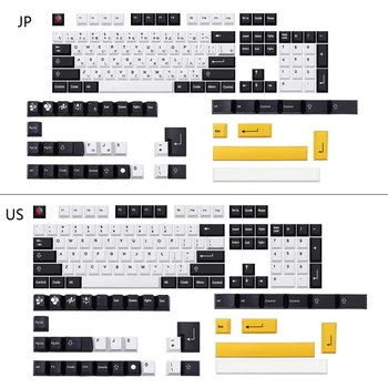 Dropship Japonija PBT Dažų Subbed Keycap 143-Pagrindiniai MX Mechaninė Klaviatūra Keycap Cherry už Klavišą Caps