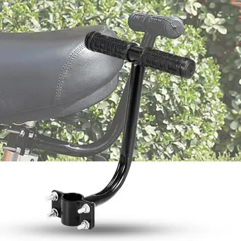 Dviračio Galinės Sėdynės Handrest Laišką Dizaino, Atsparus Korozijai Anti-Slip Danga Geležies Dviračių galinės Sėdynės su rankų Atrama E-bike Įrankis