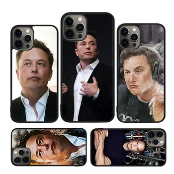 Elon Musk Telefono dėklas skirtas iPhone 15 14 12 13 mini 6 7 8 PLUS X XS XR 11 PRO MAX SE 2020 Galinį Dangtelį Fundas Shell Coque