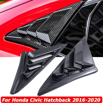 Galinio Lango Grotelėse Ketvirtį Plokštės Pusė Angos Dangtelis Nuo Saulės Atspalvių Lipdukas Honda Civic Type R Sedanas 2016-2020 Automobilių Reikmenys