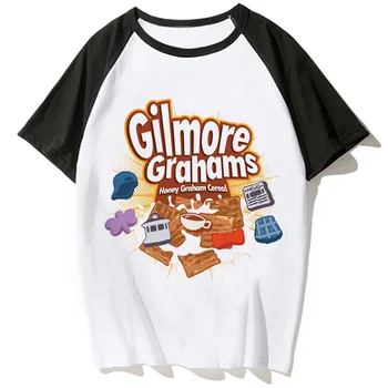 Gilmore Girls marškinėlius moterims Japonijos harajuku manga viršaus mergina juokinga drabužiai