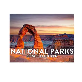 Gražiausių Nacionalinių Parkų 2024 Kalendorius Nacionalinių Parkų Kalendorius Giftable 2024 M. Sieninis Kalendorius Kalendoriaus Organizavimo Ir Planavimo