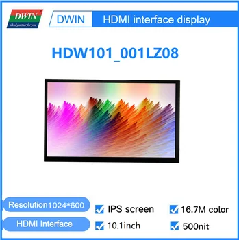 HDMI 10.1 500nit IPS TFT-LCM Aviečių Pi Skydelis Prijunkite USB Capacitive Jutiklinis Ekranas Su Keliais Touch Taškų