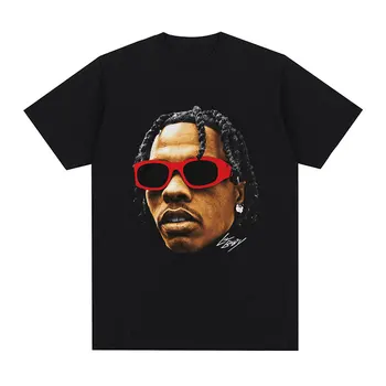 Hip-Hop Reperis Lil Kūdikių Marškinėliai Vyrams Derliaus Negabaritinių Medvilnės trumpomis Rankovėmis T-shirt Streetwear Atsitiktinis Tshirts vasaros Unisex viršų