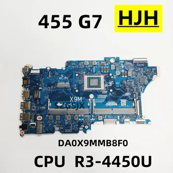 HP Probebook 455 G7 Nešiojamas Mainboard，DA0X9MMB8F0 ，AMD CPU R3-4450U .DDR4 100%TESTAS