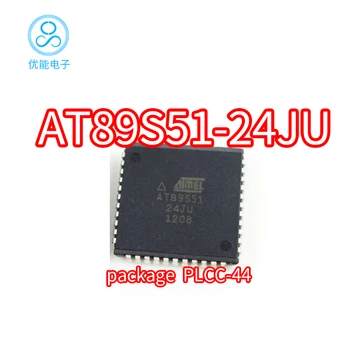 Importuotų chip AT89S51-24JU pakuotės PLCC44 mikrovaldiklis AT89S51-24