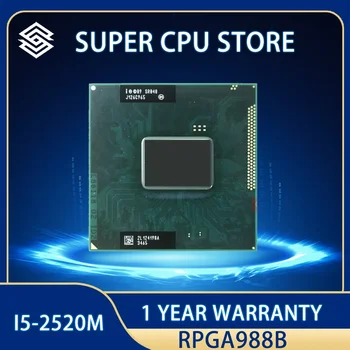 Intel Core i5-2520M i5 2520M SR048 Procesorius 3M 35W Lizdas G2 2.5 GHz, Dual-Core, Quad-Sriegis CPU / rPGA988B