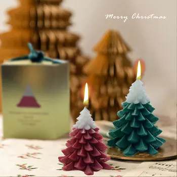 Kalėdų Eglutė Aromaterapija Žvakės Silikono Formos 