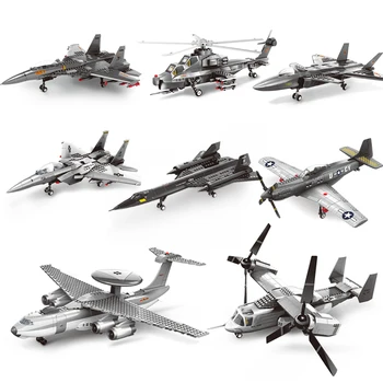 Karinių Oro Pajėgų Žvalgybinis Lėktuvas Lydinio Modelis Sraigtasparnis Naikintuvo Modelio Surinkimas Karo Kūrimo Bloką, Žaislai