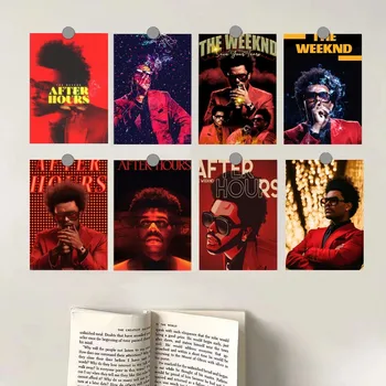 Karšto Reperis The Weeknd Plakatas Drobės HD Spausdinti Asmeninį Sienos Meno Custom Tapybos