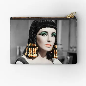 Kleopatra Smaragdas Edition Užtrauktukas Maišeliai Mažų Gryno Vyrų Pakuotės Kišene Monetos Pinigų Kelnaitės Kosmetikos Krepšys Moterims, Piniginės