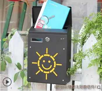 Korėjos mažas villa kūrybinių pasiūlymų dėžutės pašto lauko pašto dėžutę elektroninį laišką, po box nemokamas pristatymas