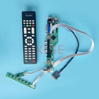 LCD Valdiklio Tvarkyklę Valdybos Tinka LTN160AT06-A01/H01/T01/U01 VGA+HDMI+AV+USB Analog TV 16